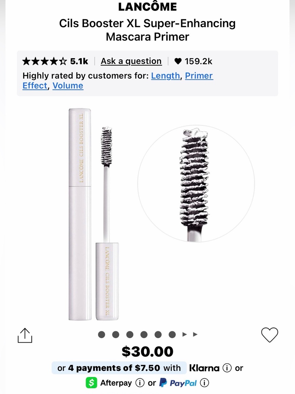 Lancôme Cils Booster XL, NWT